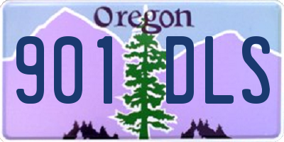 OR license plate 901DLS