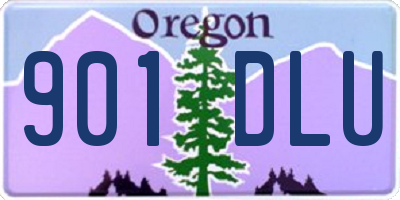 OR license plate 901DLU
