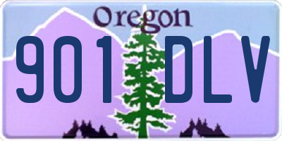 OR license plate 901DLV