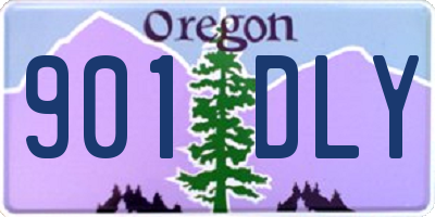 OR license plate 901DLY