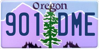 OR license plate 901DME