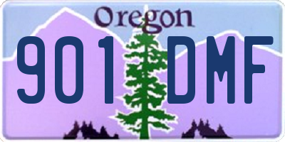 OR license plate 901DMF