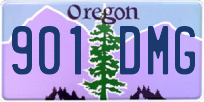 OR license plate 901DMG