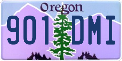 OR license plate 901DMI