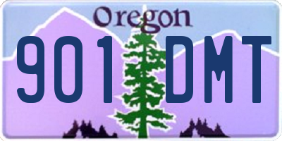 OR license plate 901DMT