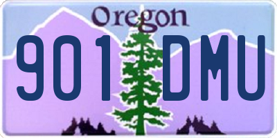 OR license plate 901DMU