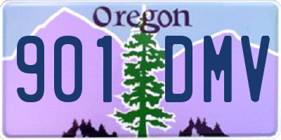 OR license plate 901DMV