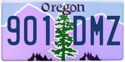 OR license plate 901DMZ