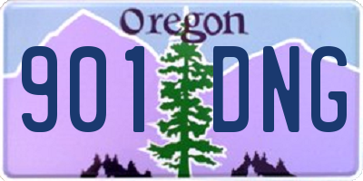 OR license plate 901DNG