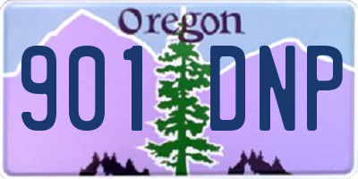 OR license plate 901DNP