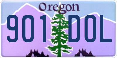 OR license plate 901DOL