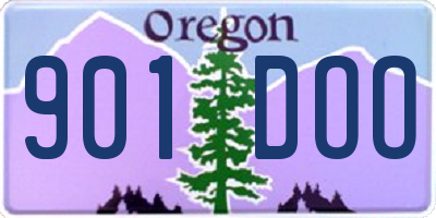 OR license plate 901DOO