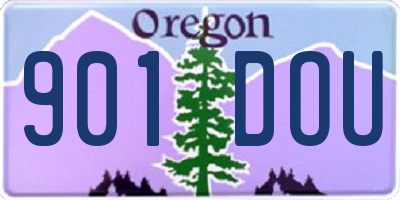 OR license plate 901DOU