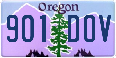 OR license plate 901DOV