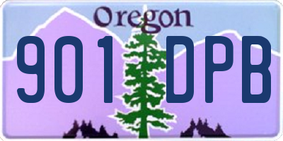 OR license plate 901DPB