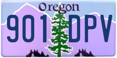 OR license plate 901DPV
