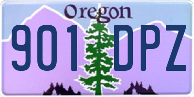 OR license plate 901DPZ