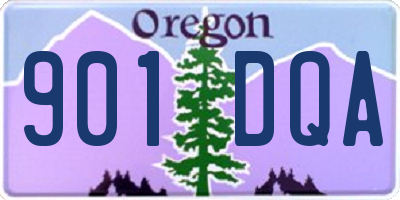 OR license plate 901DQA