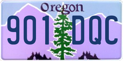 OR license plate 901DQC