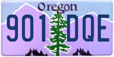 OR license plate 901DQE