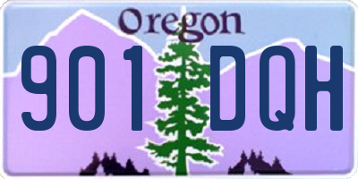 OR license plate 901DQH
