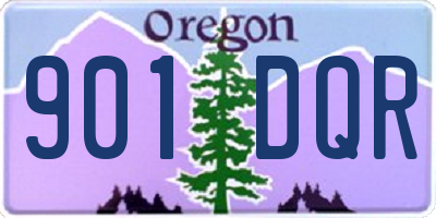 OR license plate 901DQR