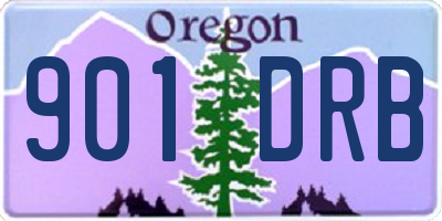 OR license plate 901DRB
