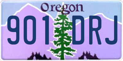 OR license plate 901DRJ