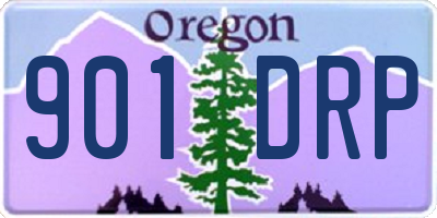 OR license plate 901DRP