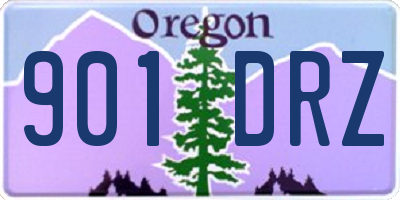 OR license plate 901DRZ