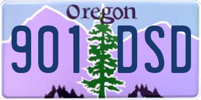 OR license plate 901DSD