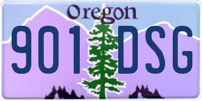 OR license plate 901DSG