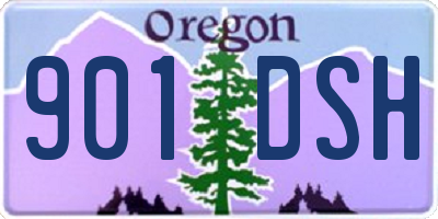 OR license plate 901DSH