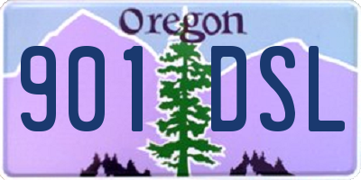 OR license plate 901DSL