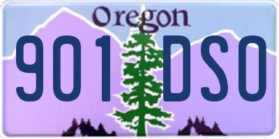 OR license plate 901DSO