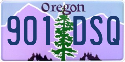 OR license plate 901DSQ