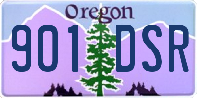 OR license plate 901DSR