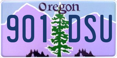 OR license plate 901DSU