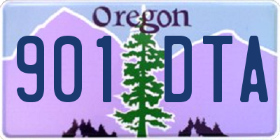 OR license plate 901DTA
