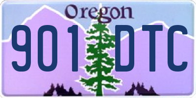 OR license plate 901DTC
