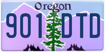 OR license plate 901DTD