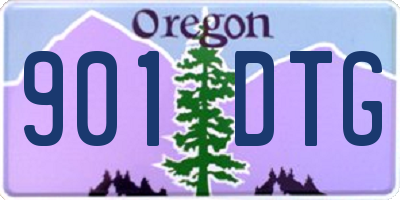 OR license plate 901DTG