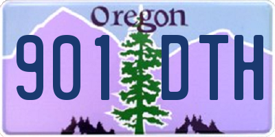 OR license plate 901DTH