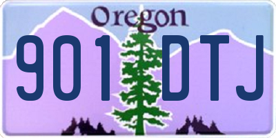 OR license plate 901DTJ