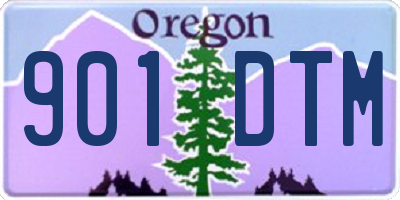 OR license plate 901DTM