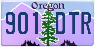 OR license plate 901DTR