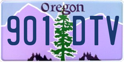 OR license plate 901DTV