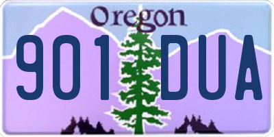 OR license plate 901DUA