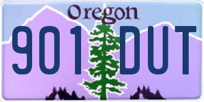OR license plate 901DUT