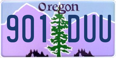 OR license plate 901DUU